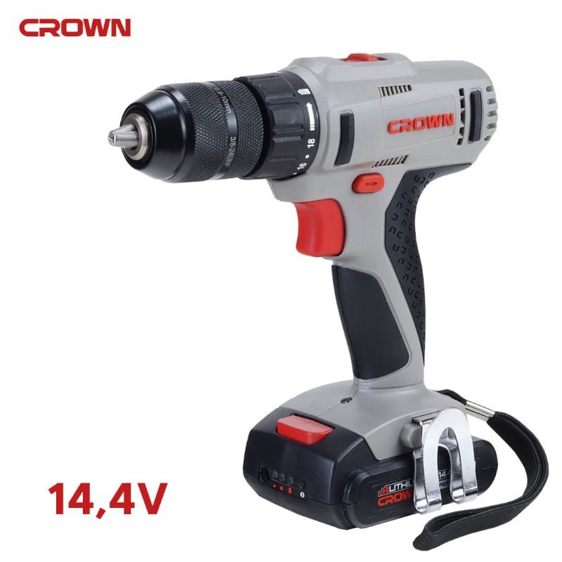 Perceuse Visseuse sans fil 14.4V une Batterie CROWN