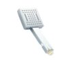 Pommeau de douche chromé avec flexible