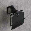 Porte papier toilette Noir
