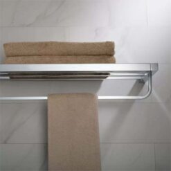 Porte serviette multiple en inox 60cm – Image 3