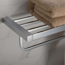 Porte serviette multiple en inox 60cm – Image 2
