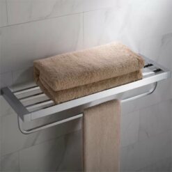 Porte serviette multiple en inox 60cm