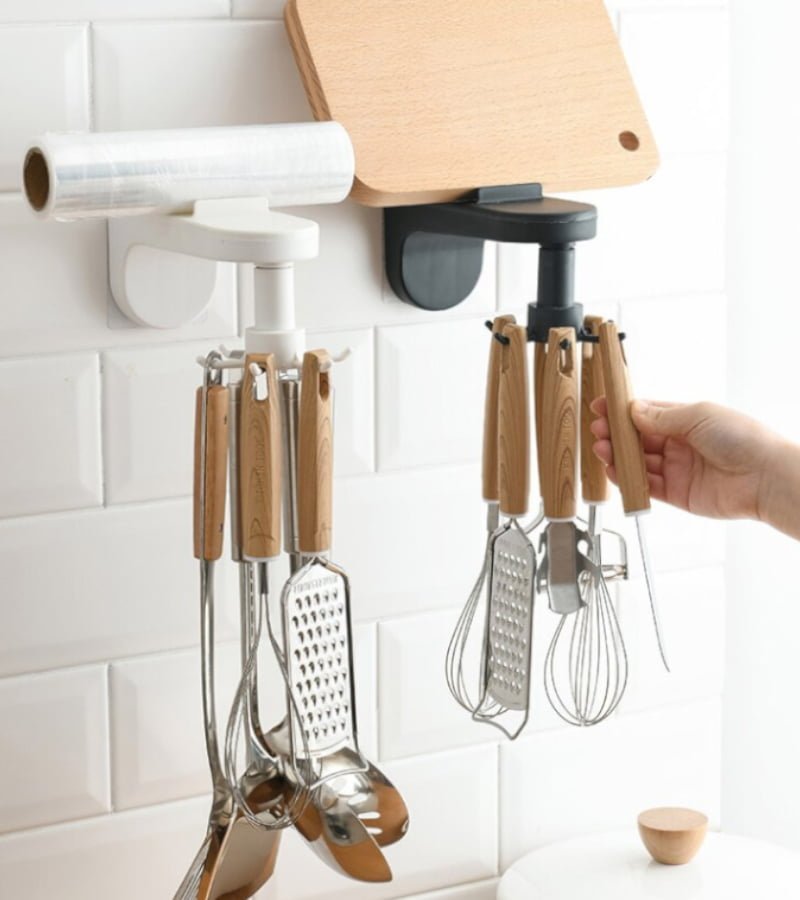 Porte ustensiles rotatif