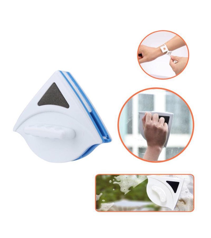 Raclette vitre magnétique double nettoyage