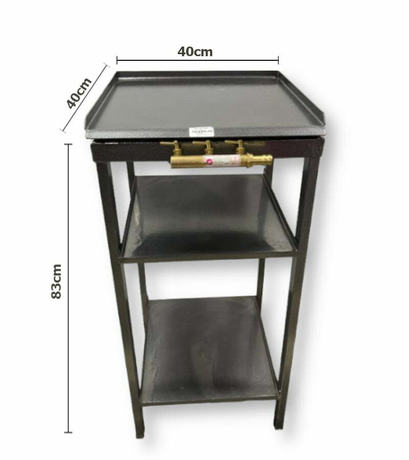 Réchaud à gaz avec plaque à grillade – Image 3