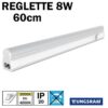 Réglette LED 60cm 8W/24W
