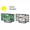 Réveil numérique LED miroir électrique et à pile DS-3811L