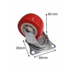 Alternative view of Roulettes meubles 4 PCS