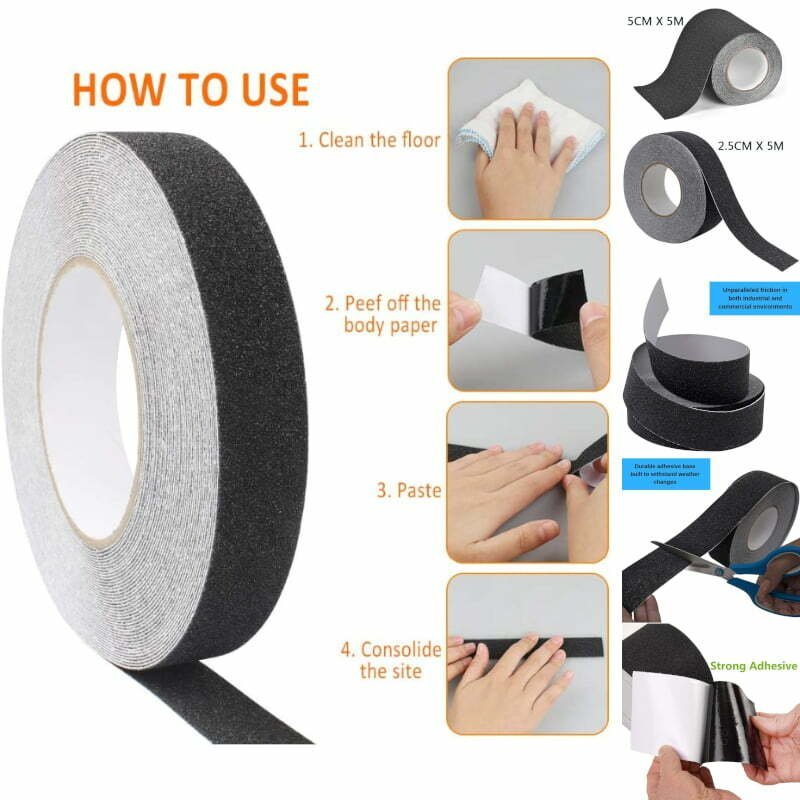 Ruban anti-dérapant pour escalier 5m – Image 3