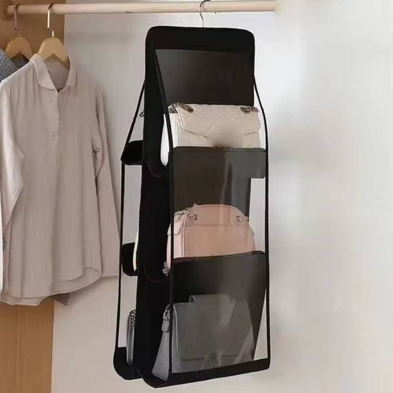 Sac de Rangement Suspendu 6 Pochettes pour Sac à Main – Image 5