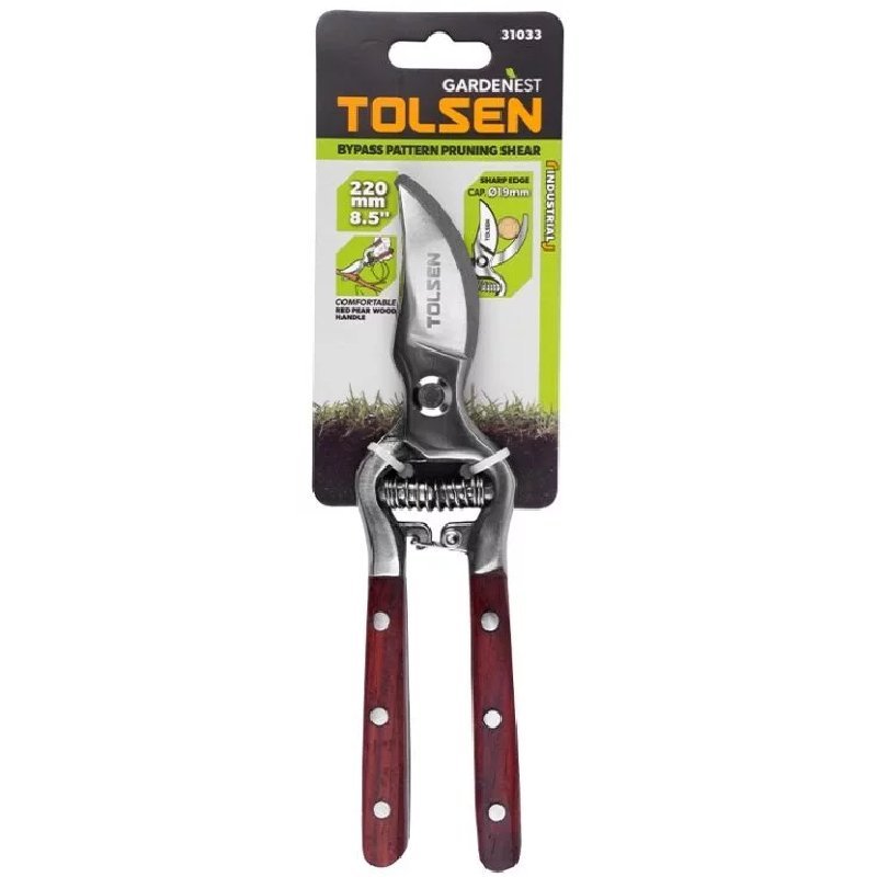 Sécateur Tolsen bois et métal 31033 – Image 2