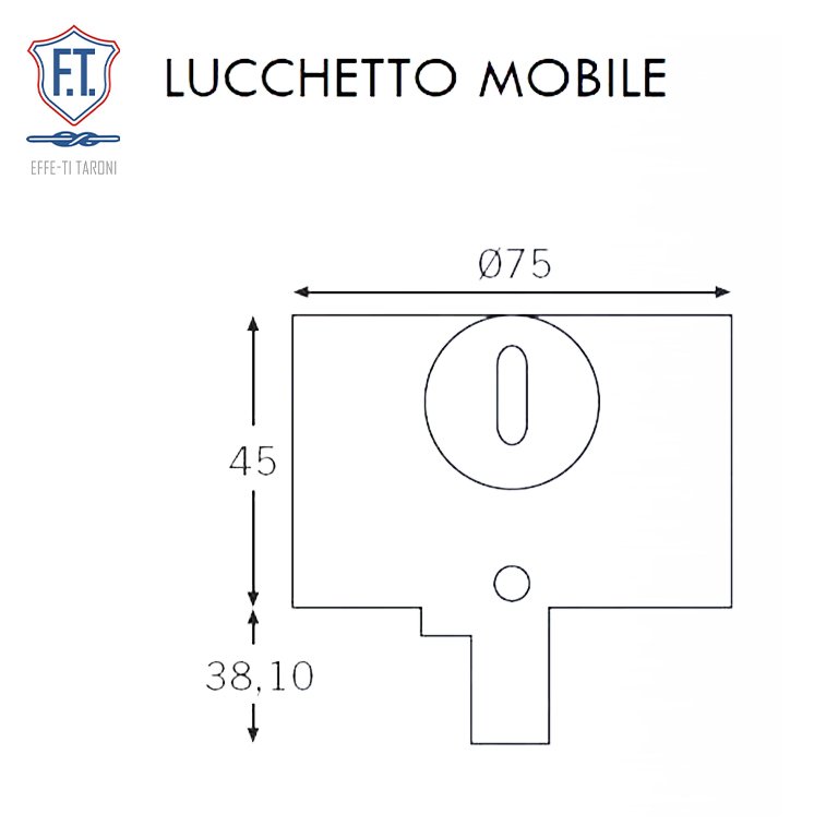 Serrure à volet en acier Fortress Clé classique – Image 6