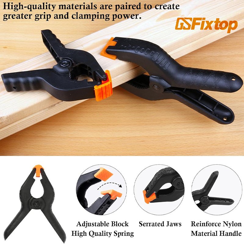 Set de 3 pinces a bois FIXTOP (Serre-Joint) – Image 2