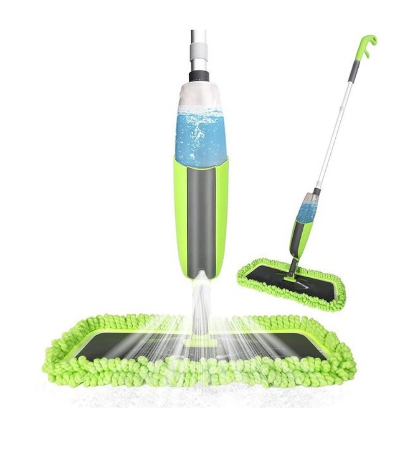Spray mop double micro-fibre