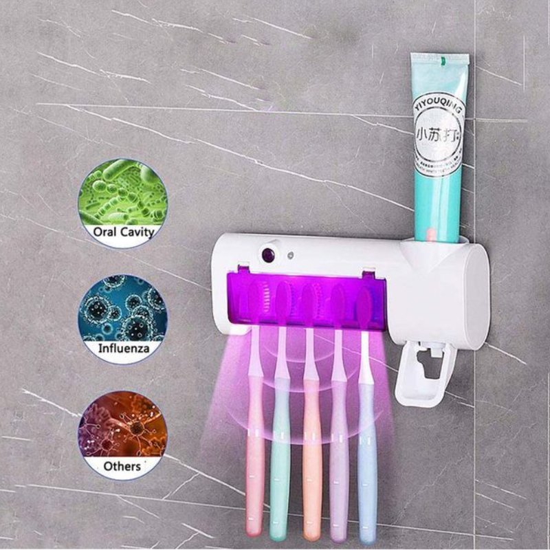 Stérilisateur brosse à dent avec distributeur dentifrice – Image 8