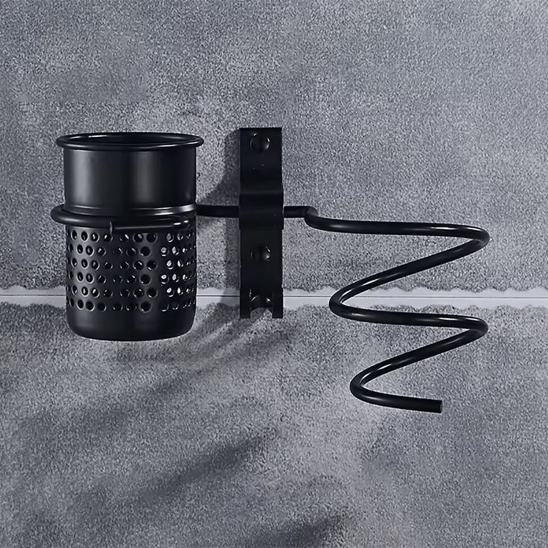 Support Sèche-Cheveux, Séchoir Mural en Aluminium – Image 4