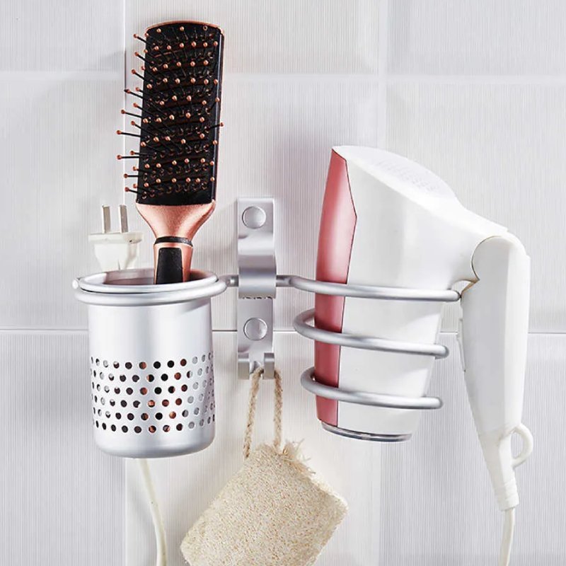 Support Sèche-Cheveux, Séchoir Mural en Aluminium – Image 6