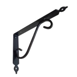 Support étagère noir 170x250mm