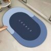 Tapis anti dérapant ovale pour cuisine / salle de bain