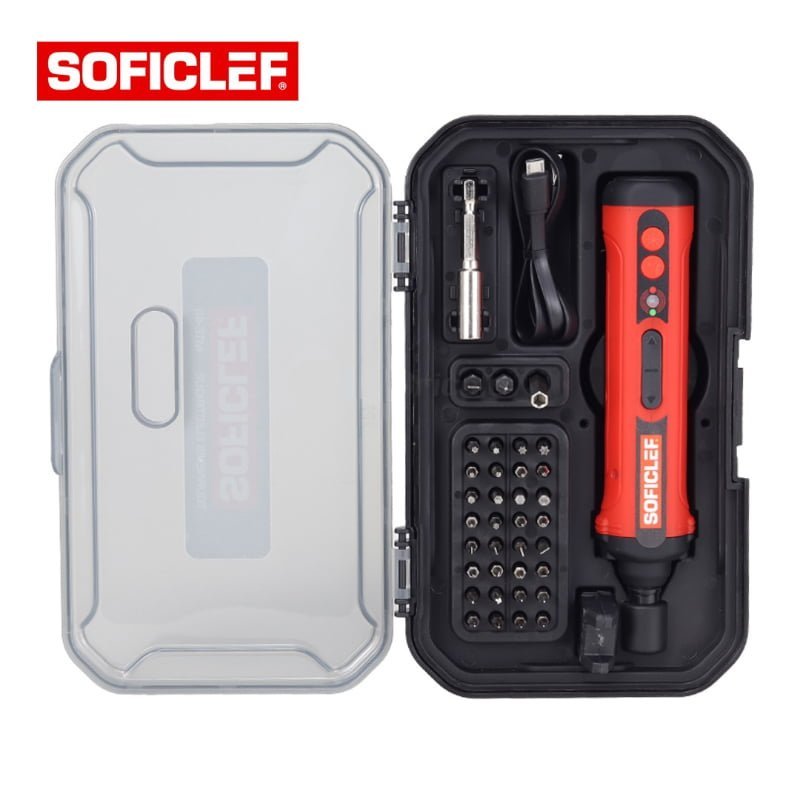 Tournevis électrique 4V SOFICLEF 40 pièces