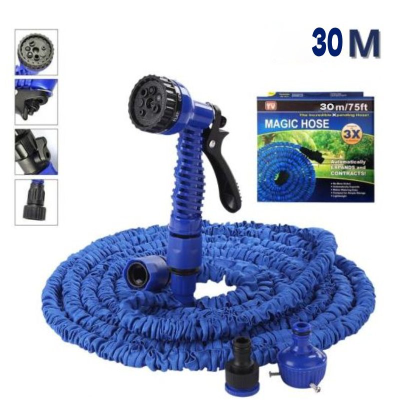 Tuyau d'arrosage extensible 30 Mètres