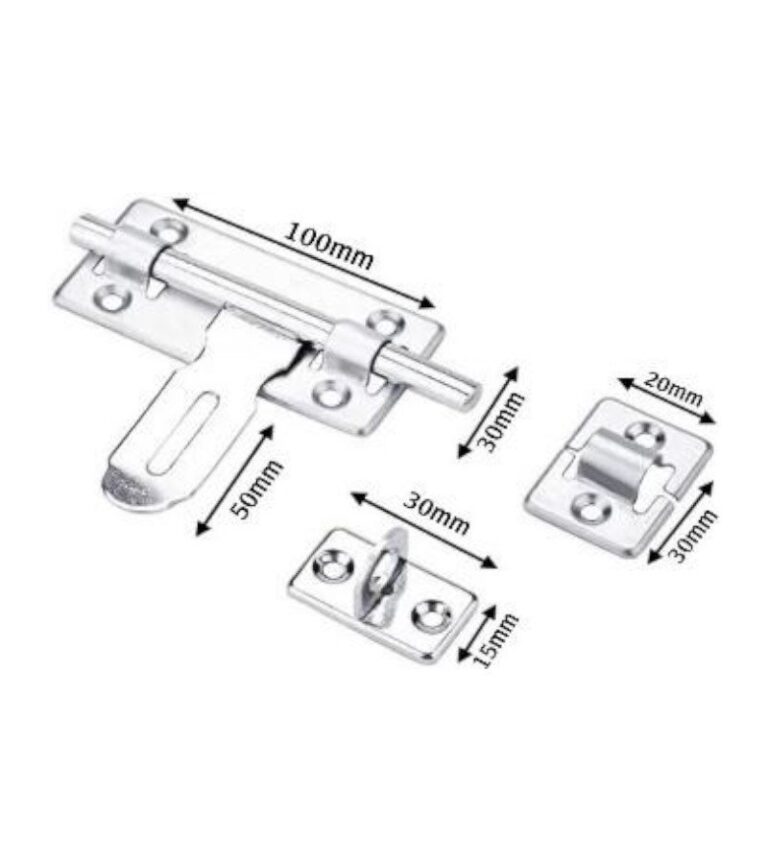 Verrou Sécurité Acier Inox Avec Cadenas - Système Antipalanca Pour Portails Et Portes - Set Pro