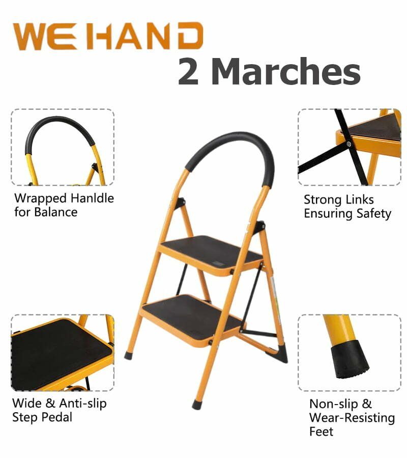 Escabeau 02 marches WEHAND