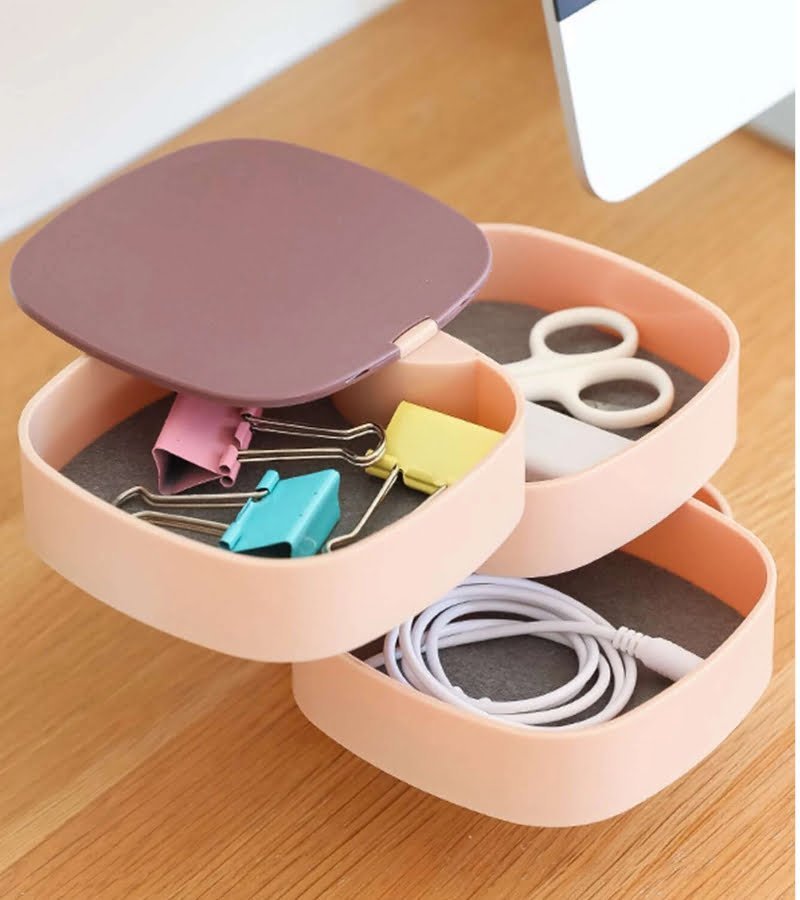 Boite rangement Bijoux avec miroir – Image 3