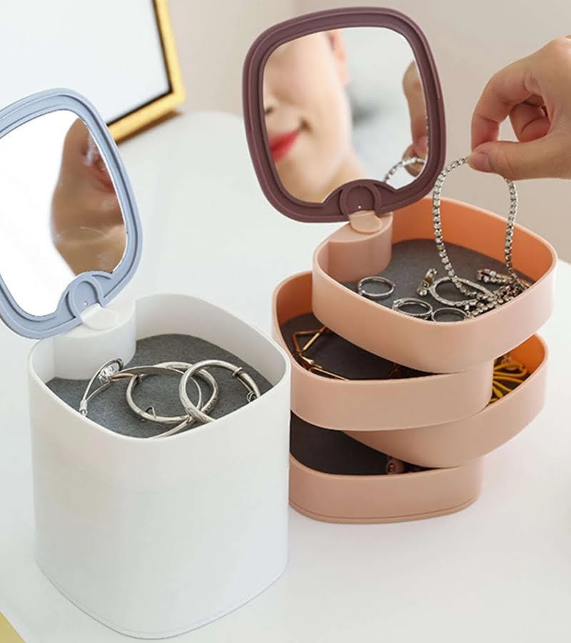 Boite rangement Bijoux avec miroir – Image 5