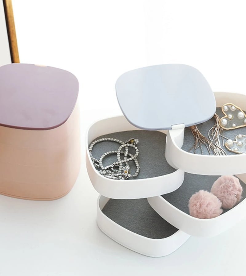 Boite rangement Bijoux avec miroir – Image 4