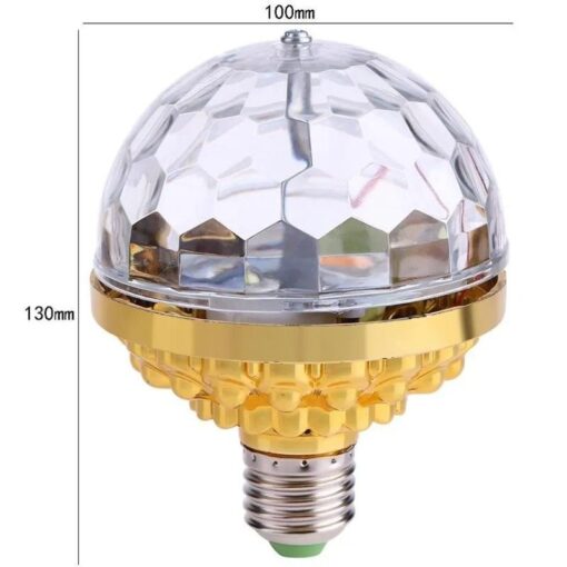 Lampe jeux de lumière multi couleur rotative – Image 3