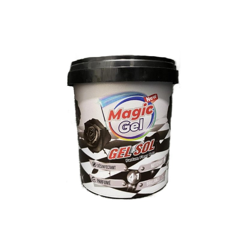 Magic Gel 4en1 gel sol Parfum Fleur Noir