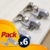 Pack x6 éclairage LED pour charnière meuble