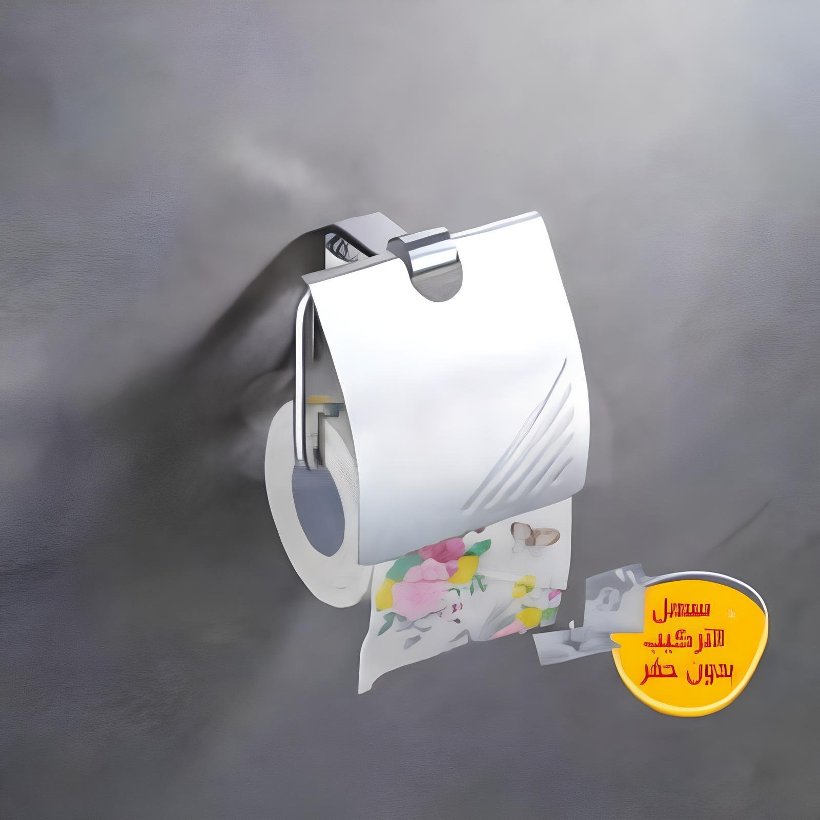 Porte papier hygiénique en aluminium Mural