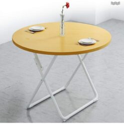 table pliable 70X70X68 BOIS