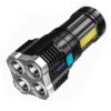 Torche super lumineuse LED à 4 lampes