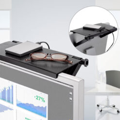 Étagère pliable derrière TV / PC
