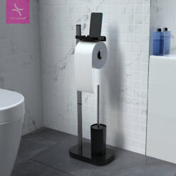 Porte papier hygiénique et brosse WC E75T