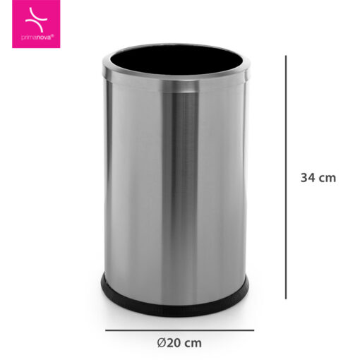 Poubelle VITA 09LT en Acier Inoxydable Mat E47 – Image 3