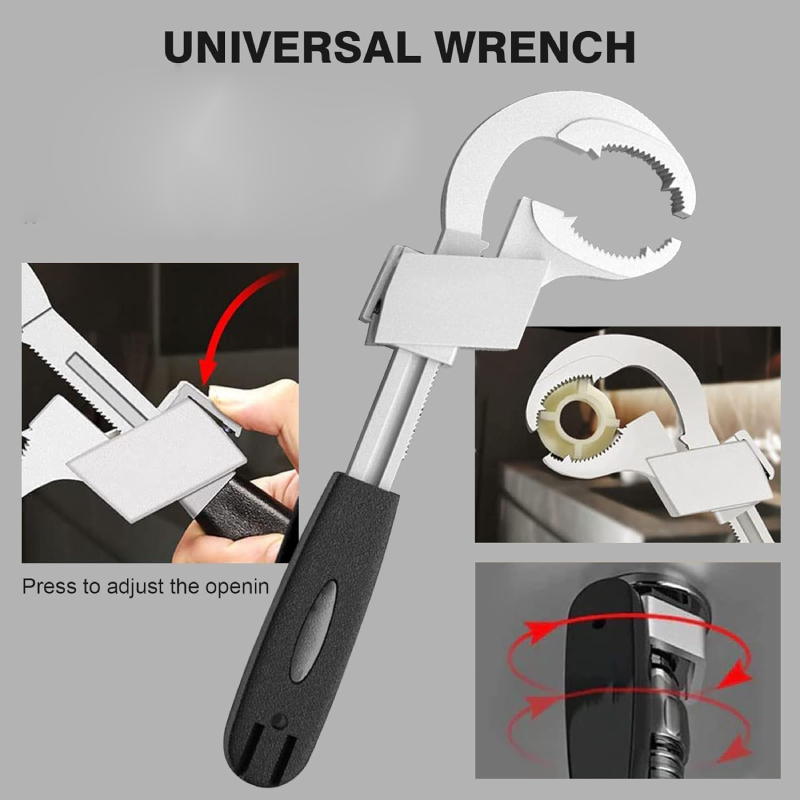 Clé à Molette Multifonctionnelle en Alliage d'Aluminium – Image 5