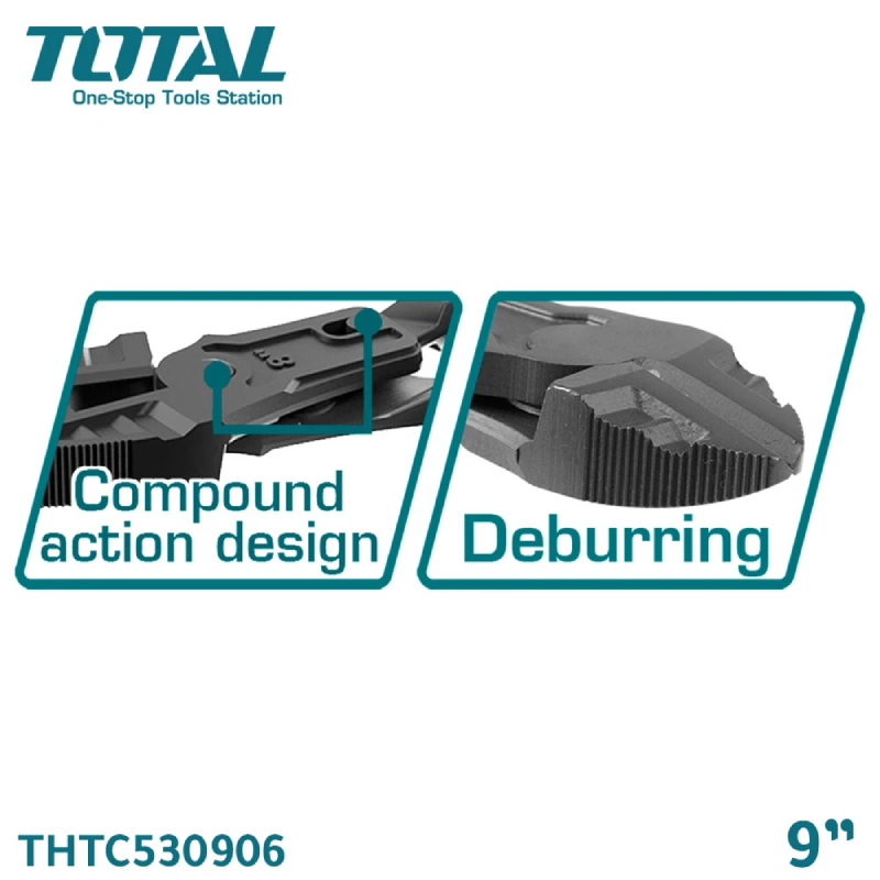Pince coupante latérale TOTALE 228 mm – Image 2