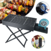 Barbecue Pliable avec Souffleur Manuel