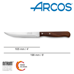 Couteau de Cuisine Arcos Manche Bois – Élégance Classique – Image 4