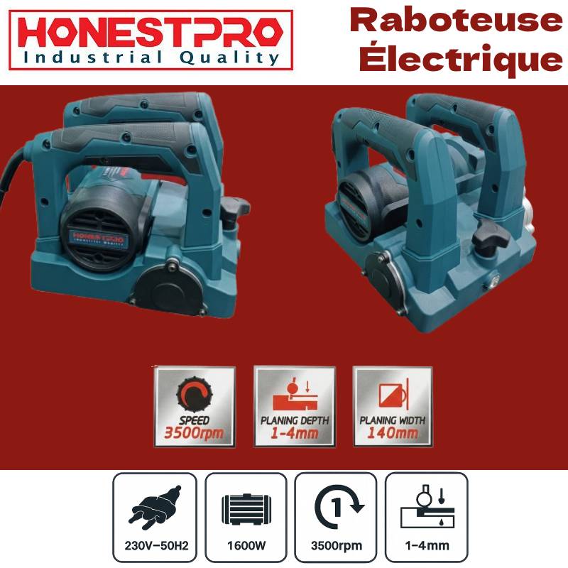 Raboteuse Électrique HONESTPRO 220V