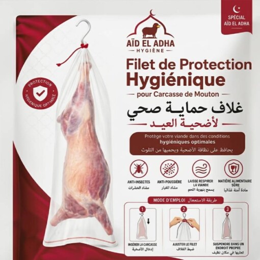 Filet de Protection Hygiénique pour Carcasse de Mouton – Anti-Insectes & Respirant