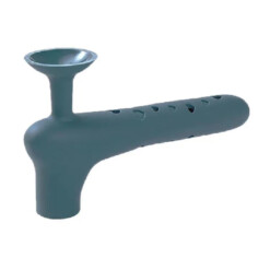 Poignée de porte en silicone ventouse - Vert