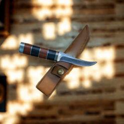 Couteau avec pochette de 7,5 cm de lame - Longueur totale de 16 cm