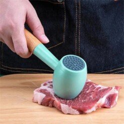 Marteau d’attendrisseur de viande en plastique avec manche en bois – Image 5