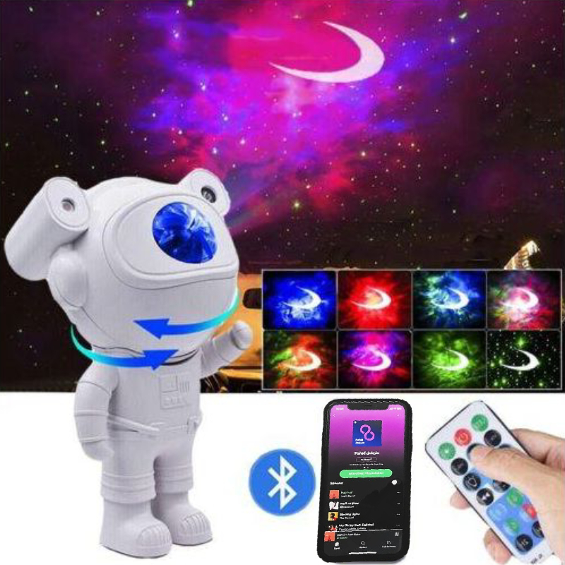 Lampe projecteur Galaxy astronaute avec Bluetooth – Image 5