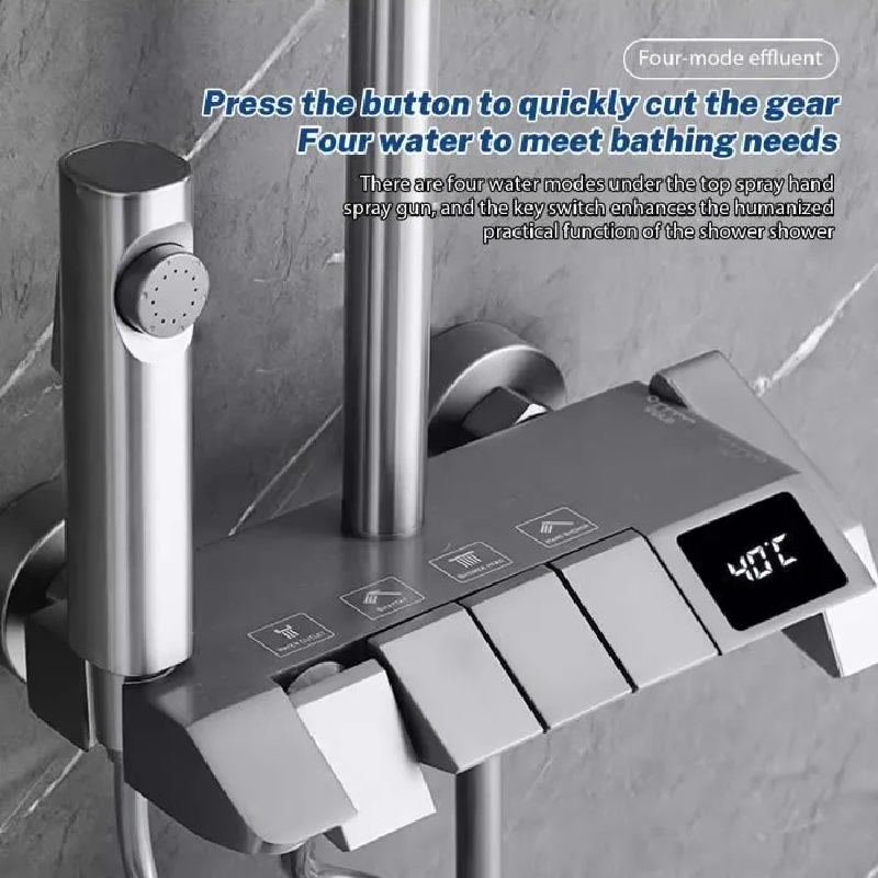 Colonne de Douche Piano TCW Numérique chrome 37-7 – Image 4